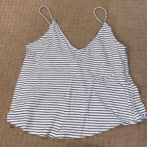 Zara striped tank top size small